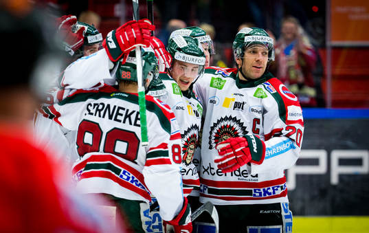 Frölundas Artturi Lehkonen jublar