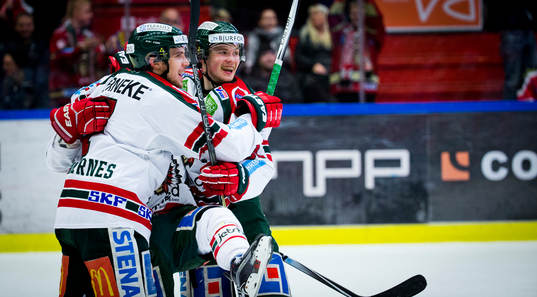 Frölundas Artturi Lehkonen jublar