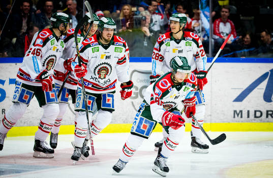 Frölundas Ryan Lasch gör 1-2 och jublar