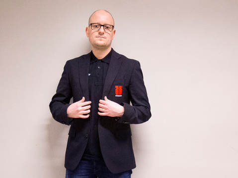 Porträtt på Örebros nya pressansvarig Johan Arvidsson