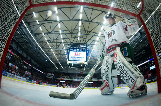 Frölundas målvakt Johan Gustafsson