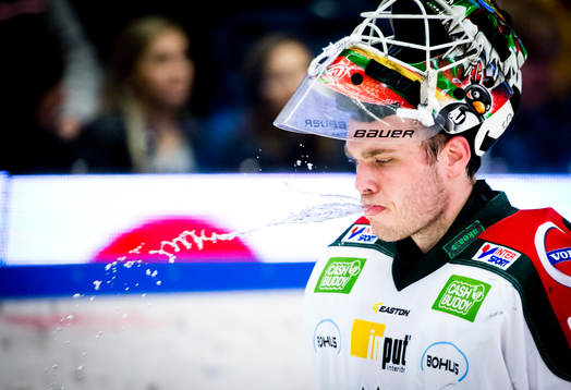 Frölundas målvakt Johan Gustafsson