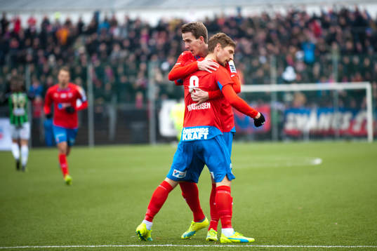 Helsingborgs Martin Christensen jublar
