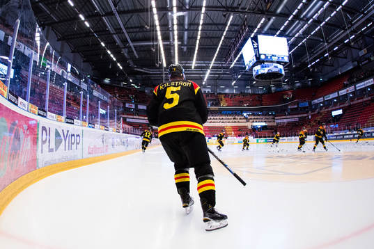 Brynäs Lukas Kilström och Sebastian Enterfeldt gör
