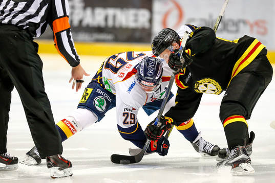 Djurgårdens Matt Anderson och Brynäs Greg Scott
