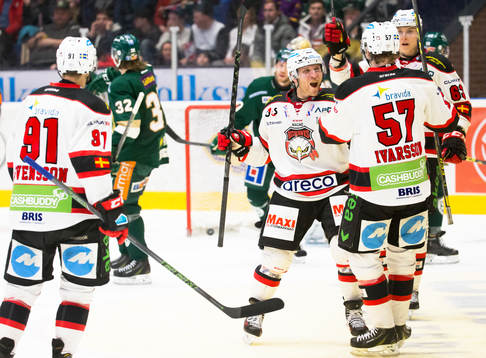 Malmö Redhawks  Johan Ivarsson jublar