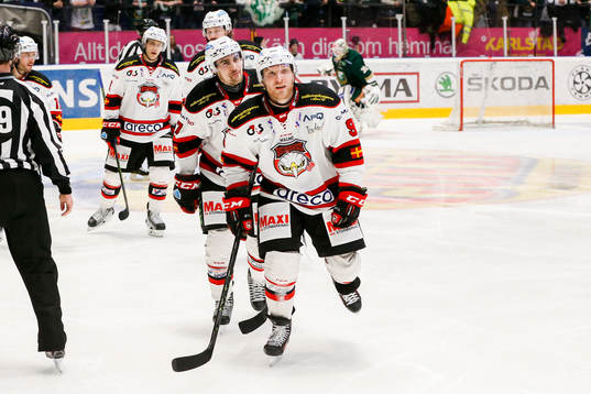 Malmö Redhawks Frederik Storm jublar