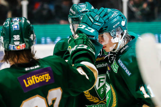 Färjestads Joakim Nygård jublar