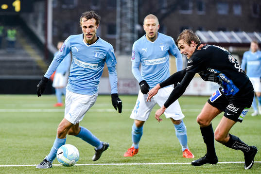 Malmö FFs Magnus Wolff Eikrem och Anton Tinnerholm