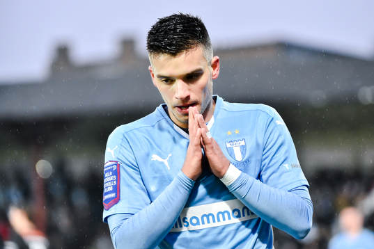 Malmö FFs Vladimir Rodic deppar