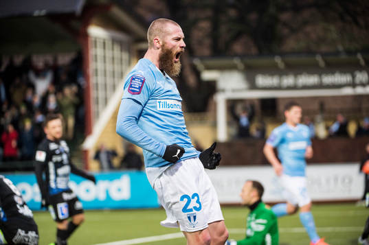 Malmö FFs Jo Inge Berget jublar