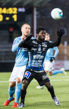 Sirius Kingsley Kofi Sarfo mot Malmö FFs Anton Tinnerholm