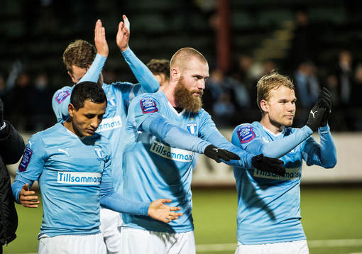 Malmö FFs Yoshimar Yotún, Jo Inge Berget och Oscar