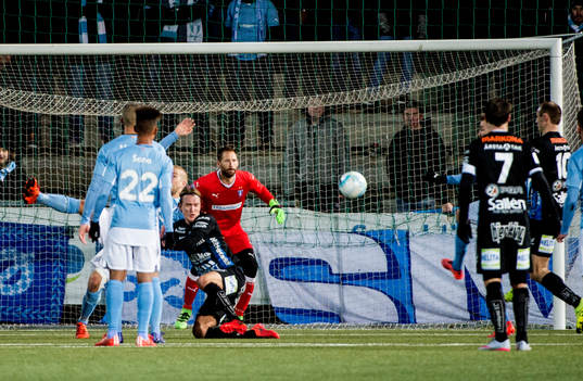 Malmö FFs målvakt Johan Wiland