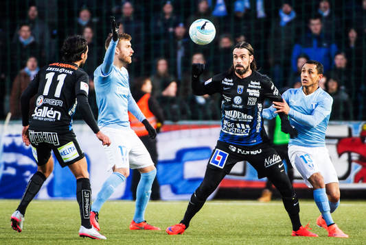 Sirius Andreas Eriksson och Alexander Nilsson mot Malmö