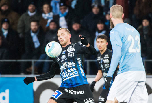 Sirius Christer Gustafsson mot Malmö FFs Jo Inge Berget