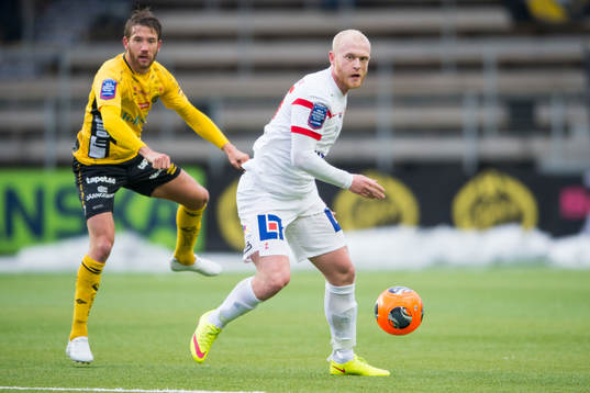 Assyriskas Ken Fagerberg och Elfsborgs Marcus Rohdén