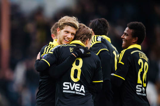 s spelare med Anton Jönsson Salétros (tv) och Niclas