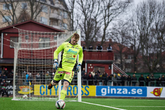 Varbergs målvakt Joakim Wulff