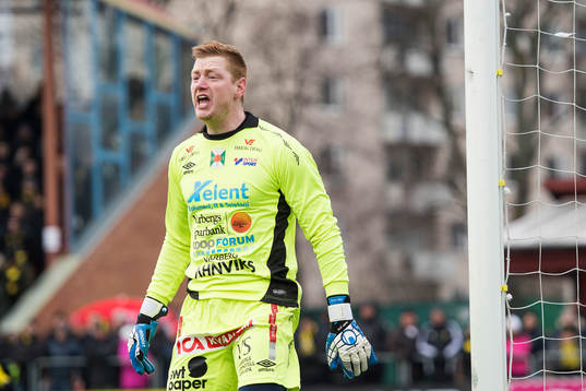 Varbergs målvakt Joakim Wulff