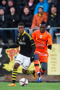 s Niclas Eliasson mot Varbergs Thomas Boakye