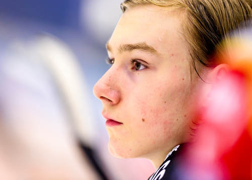 Luleås målvakt Albin Enqvist