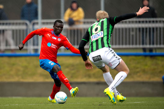 Helsingborgs Lalawélé Atakora möter GAIS Carl Nyström