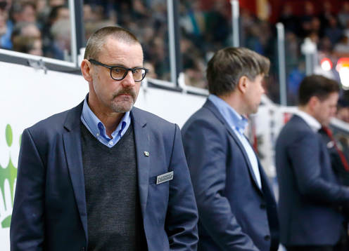 Färjestads tränare Tommy Samuelsson deppar