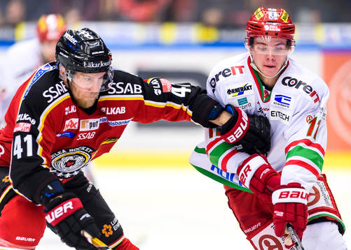 Luleås Ilari Melart och Modos Victor Olofsson