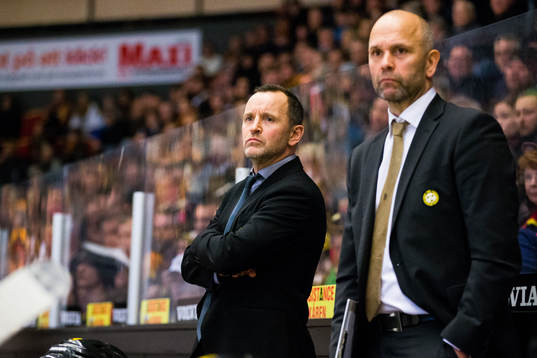 Brynäs tränare Thomas Berglund och assisterande tränare