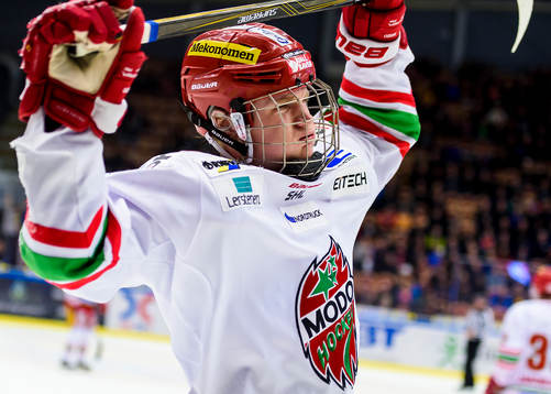 Modos Carl Grundström grinar illa