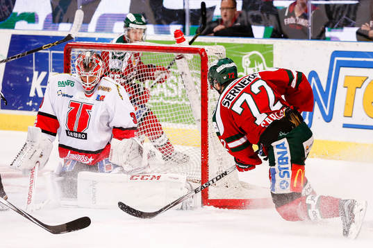 Frölundas Patrik Carlsson gör 1-0