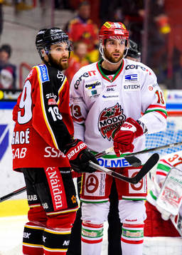 Luleås Jacob Lagacé och Modos Bill Thomas