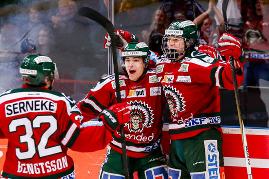 Frölundas Lukas Bengtsson , Andreas Johnson och Kristian