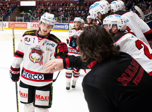under ishockeymatchen i SHL mellan Färjestad och Malmö