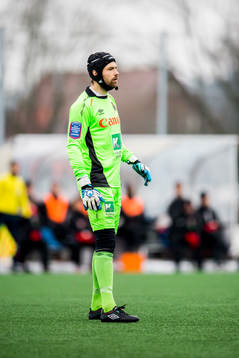 Gefles målvakt Emil Hedvall