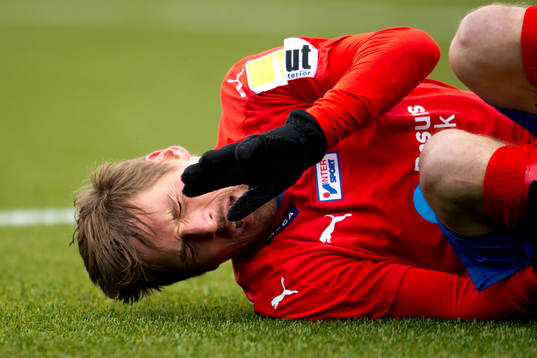 Helsingborgs Martin Christensen skadades lindringt
