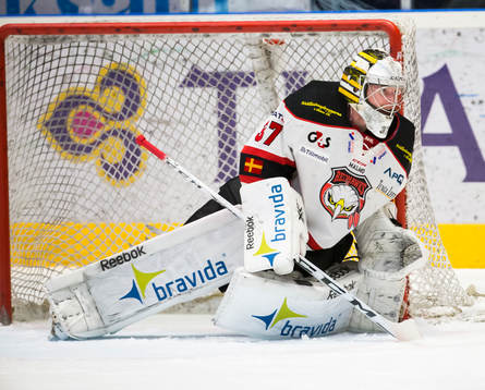 Malmö Redhawks målvakt Jonas Gunnarsson