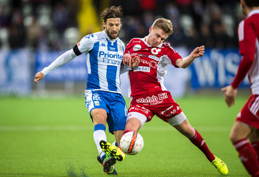 IFK Göteborgs Mattias Bjärsmyr och Degerfors Ludvig