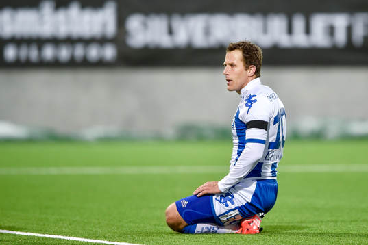 IFK Göteborgs Tobias Hysén deppar