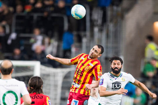 Syrianskas Richard Yarsuvat och Hammarbys Stefan Batan