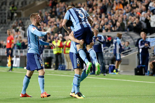 Djurgårdens Alexander Faltsetas, Kevin Walker och Elliot