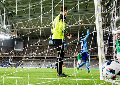 Djurgårdens Sam Johnson jublar