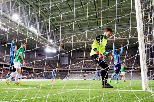 Djurgårdens Sam Johnson jublar