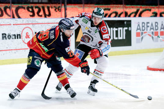 Djurgårdens Matt Anderson och Frölundas Henrik Tömmernes
