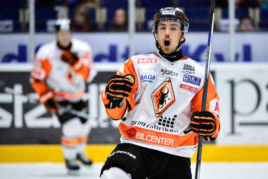 Karlskronas Robin Gartner jublar