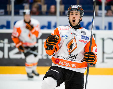 Karlskronas Robin Gartner jublar