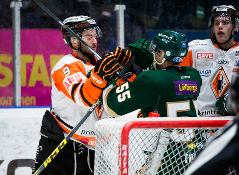 Karlskronas Vjatjeslav Trukhno och Färjestads Ole-Kristian