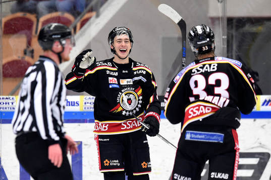 Luleås Johan Forsberg jublar