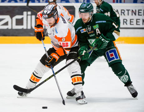 Karlskronas Vjatjeslav Trukhno och Färjestads Linus Persson